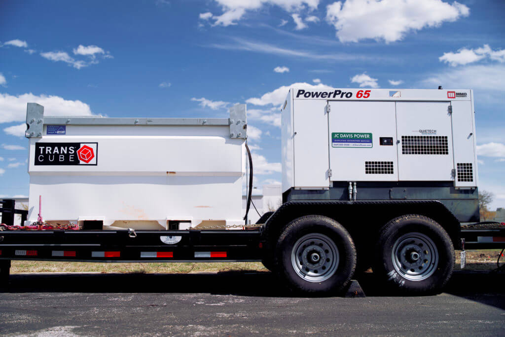 Mobile Generator with Fuel