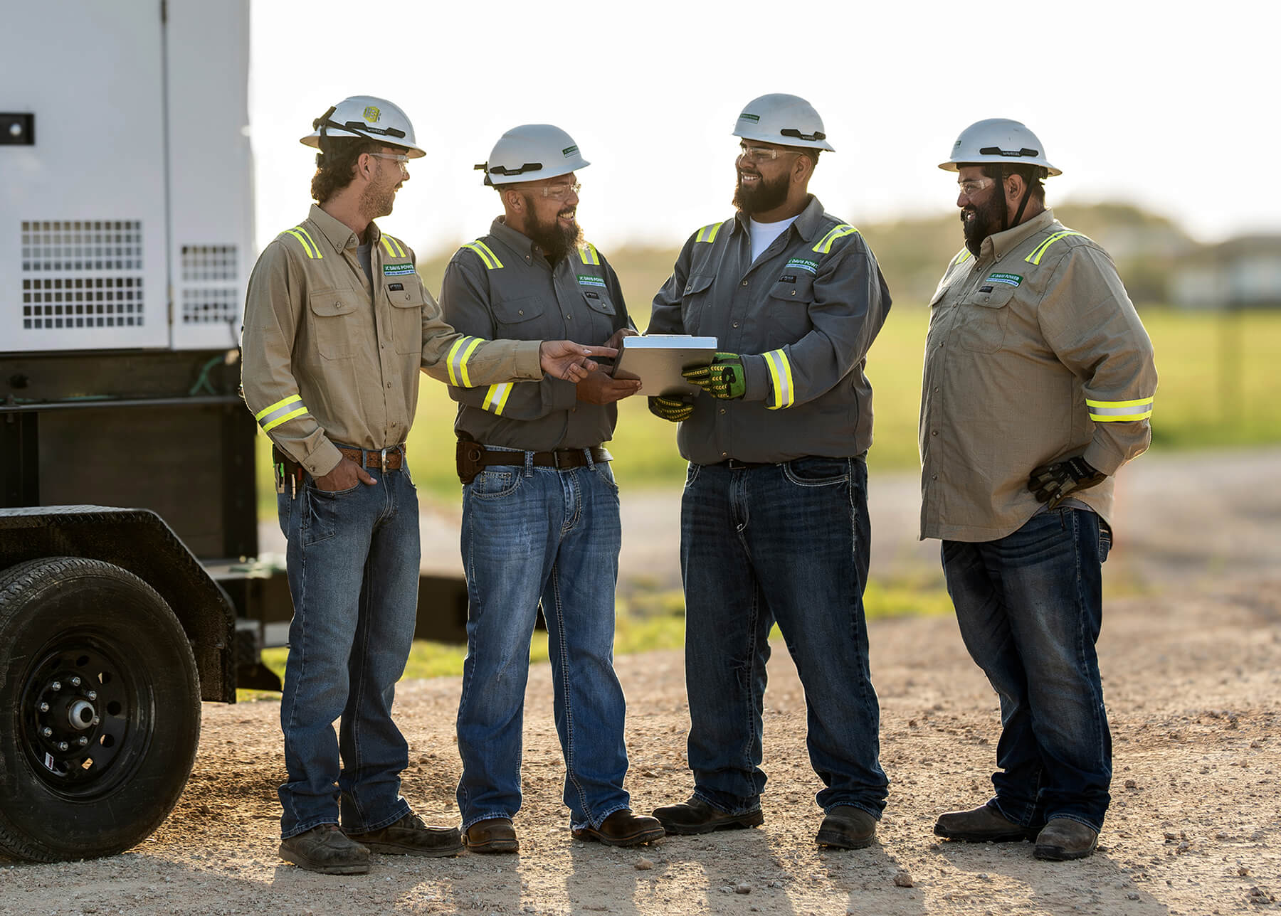 JC Davis Power generator and light tower rentals in Texas